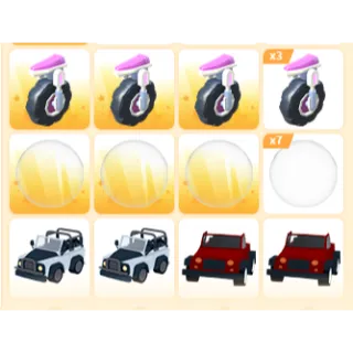 ADOPT ME VEHICLE BUNDLE