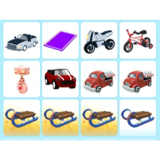 ADOPT ME VEHICLE BUNDLE