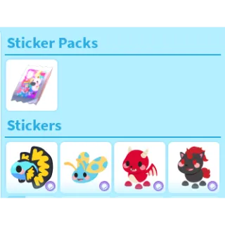 ADOPT ME STICKER BUNDLE