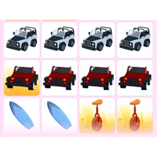 ADOPT ME VEHICLE BUNDLE