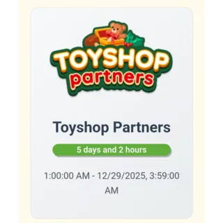 Toyshop partners full carry! 