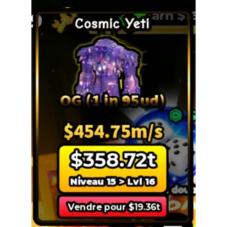 Build a base and Steal | Cosmic Yeti