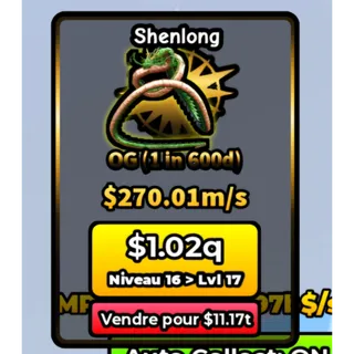 Build a base and Steal | Shenlong lvl 16