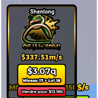 Build a base and Steal | Shenlong lvl 17