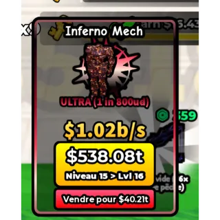 Build a base and steal | Inferno Mech lvl 15