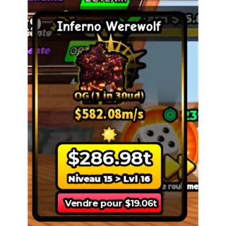 Build a base and Steal | x2 Inferno Werewolf