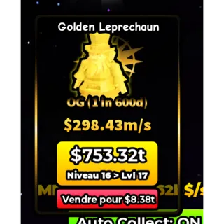 Steal a base and build |Gold Leprechaun