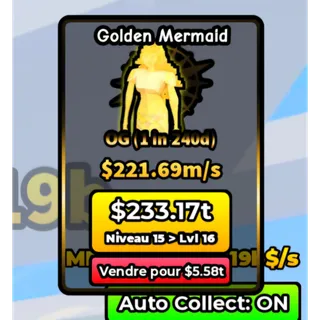 Build base and steal|Golden mermaid