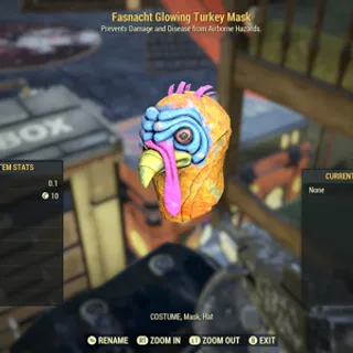 Fasnacht Glowing Turkey