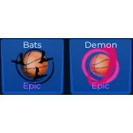 HALLOWEEN EPICS DEMON + BATS - BASKETBALL LEGENDS