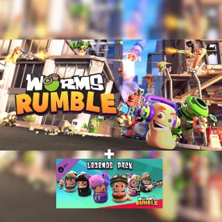 Worms Rumble + Legends Pack DLC Bundle