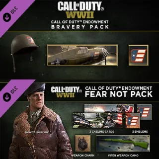 Call of Duty WWII DLC: Endowment Bravery & Fear Not Packs