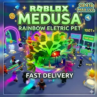 Rainbow Eletric Medusa | Tap Sim