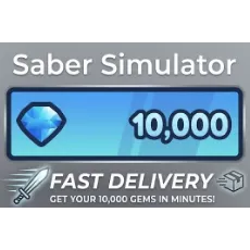 10,000 Gems | Saber Simulator