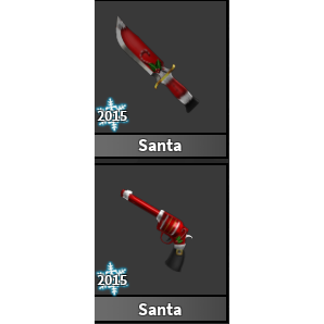 Collectibles 2015 Santa Set Godlyvalu In Game Items Gameflip - roblox murder mystery 2015 gifts