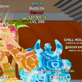 Aqua Bullzilla Max Level