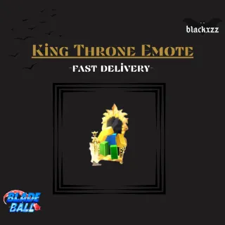king throne emote-blade ball