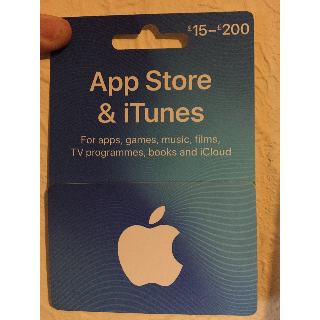 Buy Apple gift card UK  iTunes gift card from £15