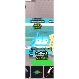 Diamond zombie tralala steal a brainrot