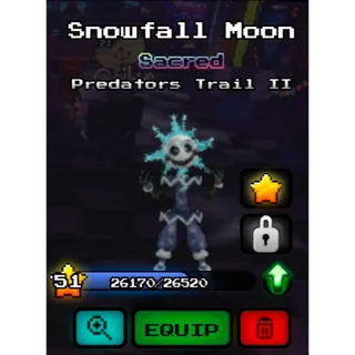 Snowfall moon five nights hunted skin fnaf roblox