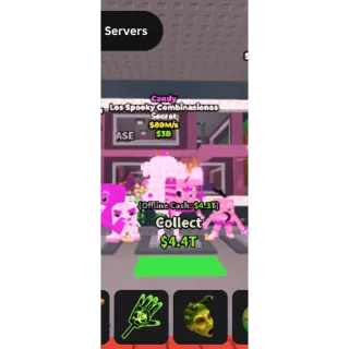 Los spooky combinasionas candy steal a brainrot 