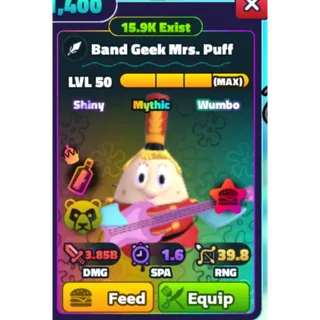  SW Band Geek Mrs. Puff spongebob tower defense