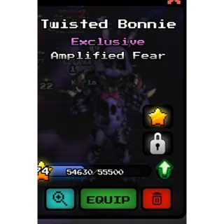 Twisted bonnie with ability five nights hunted fnaf