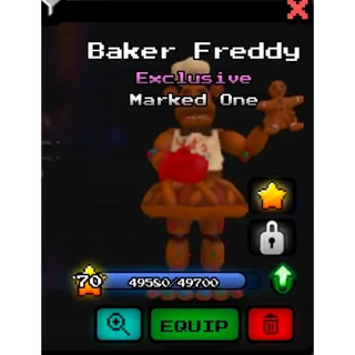 Baker freddy five nights hunted roblox fnaf