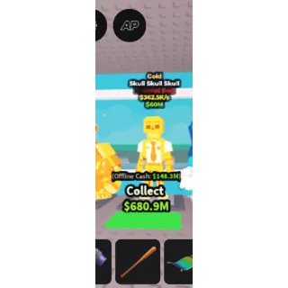 Skull skull skull gold steal a brainrot