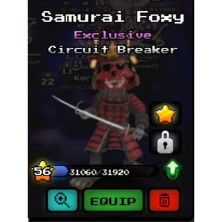 Samurai Foxy Five Nights hunted fnaf roblox