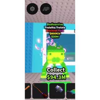 Radioactive tralalita tralala steal a brainrot 