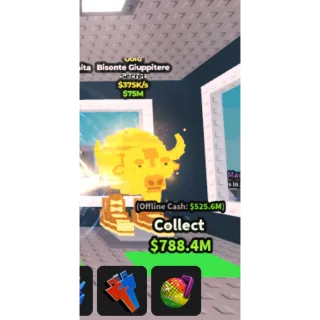 Gold bisonte giuppitere steal a brainrot