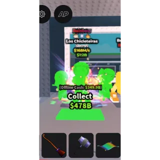 Rainbow Los Chicleteiras steal a brainrot