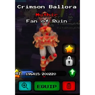Crimson ballora five nights hunted fnaf roblox 