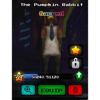 The pumpkin rabbit five nights hunted fnaf