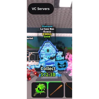 Diamond la casa boo steal a brainrot