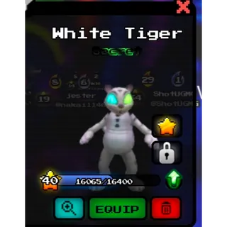 White tiger five nights hunted fnaf