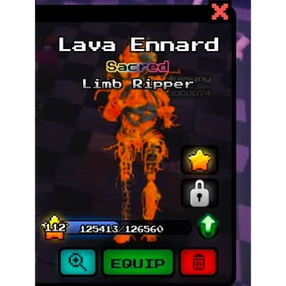 Lava ennard five Nights hunted fnaf roblox