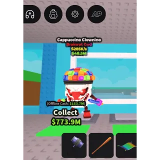 Cappuccino clownino Steal a brainrot