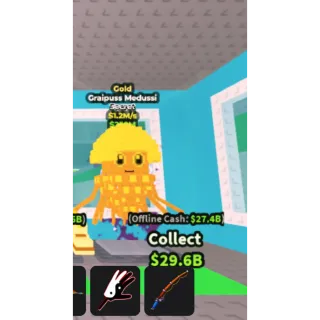 Gold graipuss medussi steal a brainrot