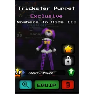 Trickster puppet five nights hunted fnaf