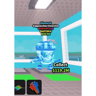 Diamond cappuccino clownino steal a brainrot 