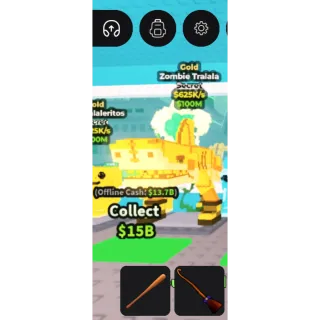 Zombie tralala gold steal a brainrot