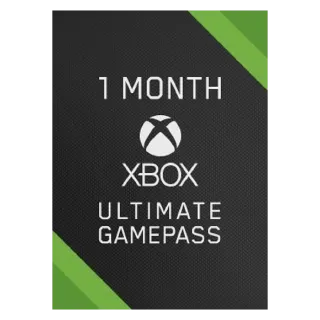 Xbox Game Pass Ultimate – 1 Month TRIAL Subscription (Xbox/Windows)  Non-stackable Key UNITED STATES