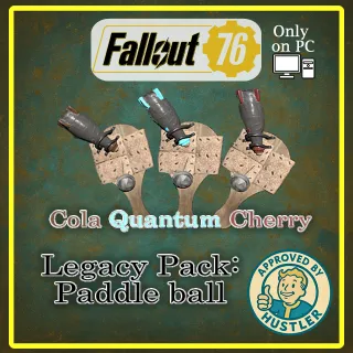 Legacy Nuka Cola Paddle ball Pack Cola Quantum Cherry