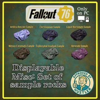 Collectable Misc Sample Rocks 