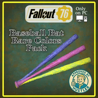 Collectable Baseball bats with rare colors pack