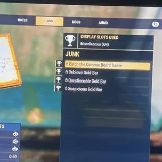 Gold Bar Display