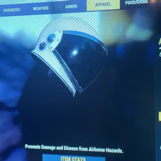 clean spacesuit helmet