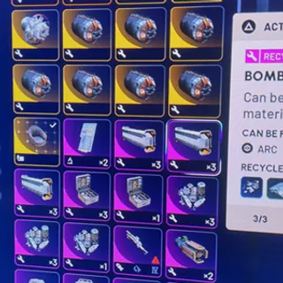 3x Bombardier cell